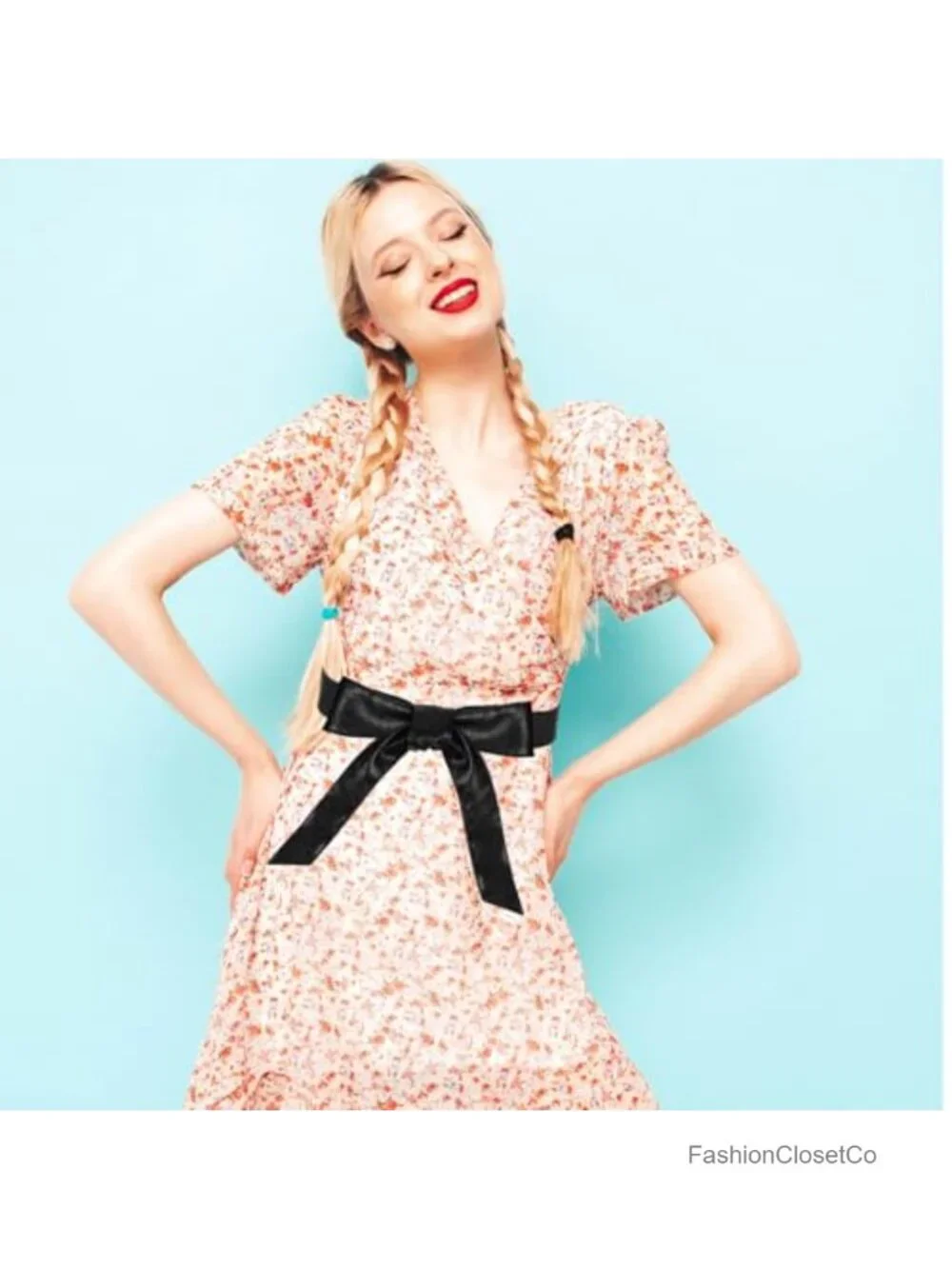Faux Leather Obi Belt for Women, Wrap Sash Belt Decorative Waistband